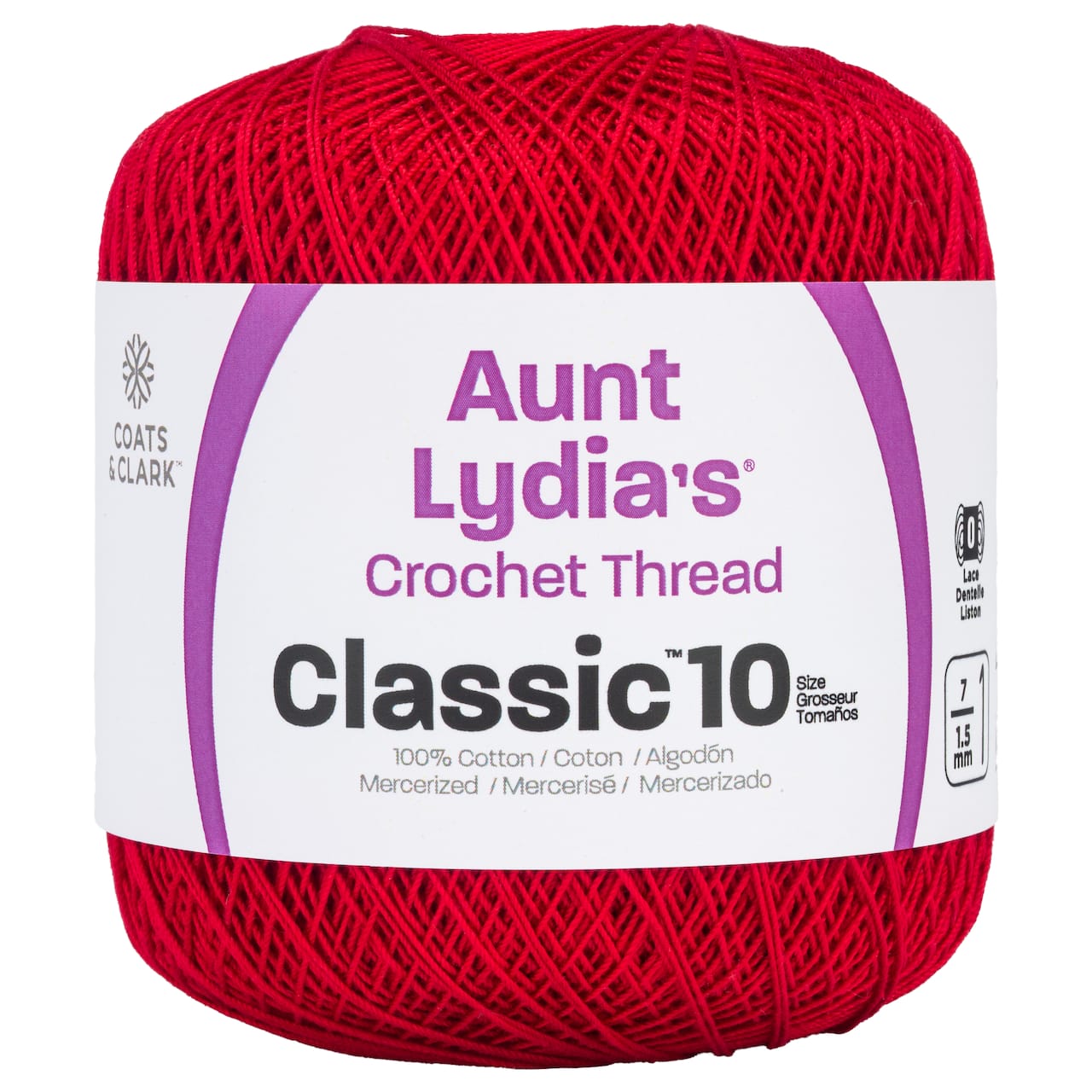 15 Pack: Aunt Lydia's® Classic™ Cotton Crochet Thread